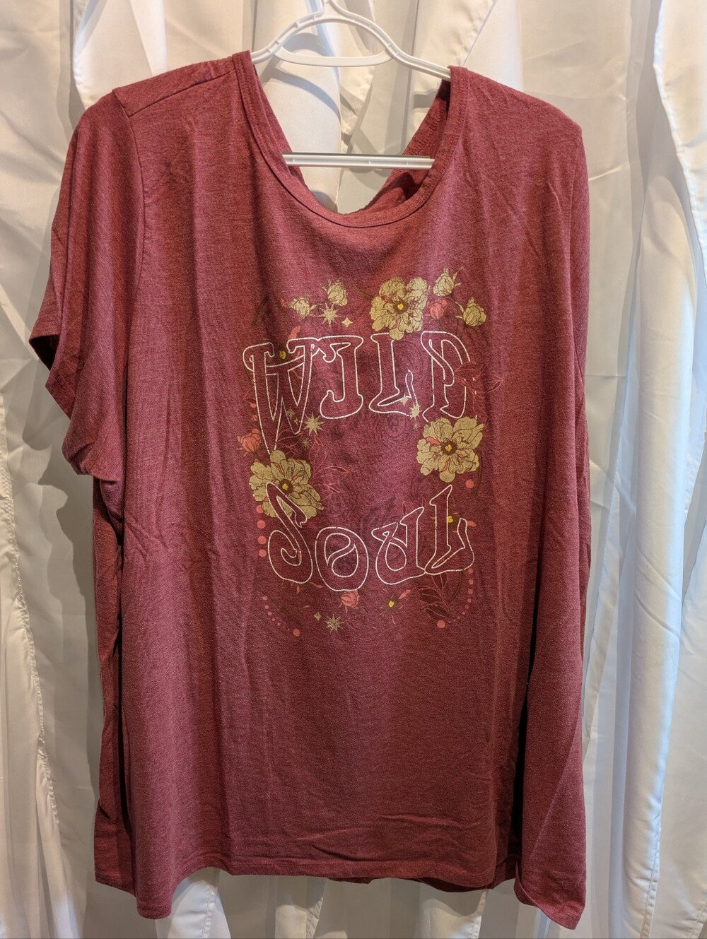 torrid Maroon 'Wild Soul' Graphic Short Sleeve Tee